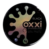 Зображення  Гель-паста OXXI Gel Paste 5 г, black, Цвет №: Black