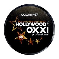 Зображення  Глітерний гель OXXI Hollywood з голографічним ефектом 5 г, № 7 золото, Цвет №: 007