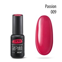 Изображение  Gel polish for nails PNB Gel Polish 4 ml, № 009, Volume (ml, g): 4, Color No.: 9