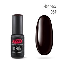 Изображение  Gel polish for nails PNB Gel Polish 4 ml, № 063, Volume (ml, g): 4, Color No.: 63