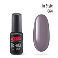 Изображение  Gel polish for nails PNB Gel Polish 4 ml, № 064, Volume (ml, g): 4, Color No.: 64