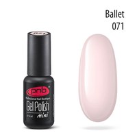 Изображение  Gel polish for nails PNB Gel Polish 4 ml, № 071, Volume (ml, g): 4, Color No.: 71