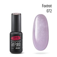 Изображение  Gel polish for nails PNB Gel Polish 4 ml, № 072, Volume (ml, g): 4, Color No.: 72