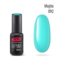 Изображение  Gel polish for nails PNB Gel Polish 4 ml, № 092, Volume (ml, g): 4, Color No.: 92
