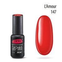 Изображение  Gel polish for nails PNB Gel Polish 4 ml, № 147, Volume (ml, g): 4, Color No.: 147