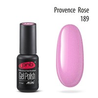 Изображение  Gel polish for nails PNB Gel Polish 4 ml, № 189, Volume (ml, g): 4, Color No.: 189