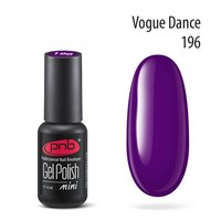 Изображение  Gel polish for nails PNB Gel Polish 4 ml, № 196, Volume (ml, g): 4, Color No.: 196