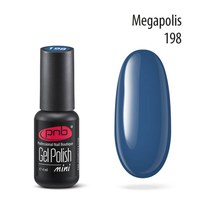 Изображение  Gel polish for nails PNB Gel Polish 4 ml, № 198, Volume (ml, g): 4, Color No.: 198