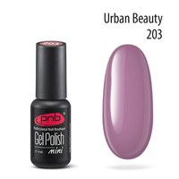 Изображение  Gel polish for nails PNB Gel Polish 4 ml, № 203, Volume (ml, g): 4, Color No.: 203