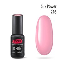 Изображение  Гель-лак для ногтей PNB Gel Polish 4 мл, № 216, Объем (мл, г): 4, Цвет №: 216