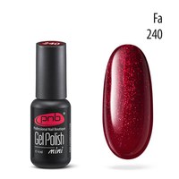 Изображение  Gel polish for nails PNB Gel Polish 4 ml, № 240, Volume (ml, g): 4, Color No.: 240