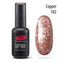 Изображение  Gel polish for nails PNB Gel Polish 8 ml, № 182, Volume (ml, g): 8, Color No.: 182
