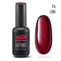 Изображение  Gel polish for nails PNB Gel Polish 8 ml, № 240, Volume (ml, g): 8, Color No.: 240