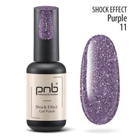 Изображение  Гель-лак для ногтей PNB Shock Effect 8 мл, № 11 Purple, Цвет №: 011