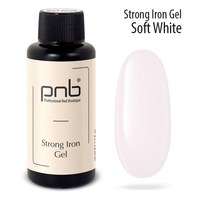 Зображення  Гель конструюючий Стронг Айрон PNB Sculpting Strong Iron Gel Soft White 50 мл, Об'єм (мл, г): 50, Цвет №: Soft White