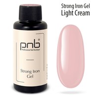 Изображение  Гель конструирующий Стронг Айрон PNB Sculpting Strong Iron Gel Light Cream, 50 мл, Объем (мл, г): 50, Цвет №: Cream