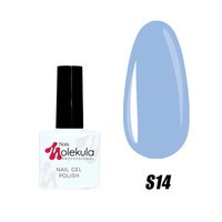 Зображення  Гель-лак для нігтів Nails Molekula Gel Polish 11 мл № S14 Blue Sparkle, Об'єм (мл, г): 11, Цвет №: S14