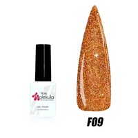Зображення  Гель-лак для нігтів Nails Molekula Flash Effect 6 мл № F09, Об'єм (мл, г): 6, Цвет №: F09