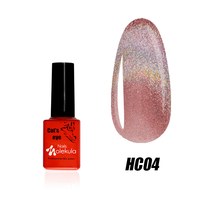 Изображение  Гель-лак для ногтей Nails Molekula Holographic Cat`s Eye 6 мл, № HC04, Объем (мл, г): 6, Цвет №: HC04