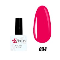 Зображення  Гель-лак для нігтів Nails Molekula Gel Polish №34 Малиново-рожевий, Об'єм (мл, г): 11, Цвет №: 034