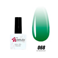 Изображение  Nails Molekula Gel Polish 11 ml, № 068 Windy green, Volume (ml, g): 11, Color No.: 68