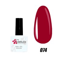 Зображення  Гель-лак для нігтів Nails Molekula Gel Polish № 74 Темно-червоний, Об'єм (мл, г): 11, Цвет №: 074