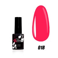Изображение  Nails Molekula Gel Polish 6 ml, № 018 Hot pink, Volume (ml, g): 6, Color No.: 18