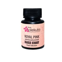 Изображение  База для гель-лака Nails Molekula Base Pearl 30 мл, Royal Pink