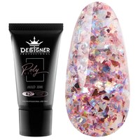 Изображение  Акрил-гель, полигель Designer Poly UV Gel 30 мл № 42, Объем (мл, г): 30, Вариант: 042