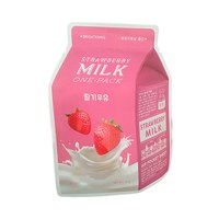 Изображение  Маска С Молочными Протеинами И Экстрактом Клубники A'pieu Milk Strawberry One Pack Sheet Mask