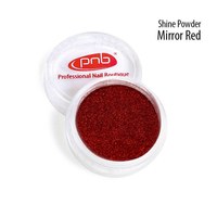 Изображение  Rubbing for nails PNB Shine Powder 0.5 g, Red