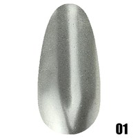 Зображення  Дзеркальна пудра для нігтів Molekula Nails Mirror Powder 0,5 г - №01