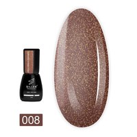 Изображение  Gel polish for nails Siller Professional Gold Shine №08, 8 ml, Volume (ml, g): 8, Color No.: 8
