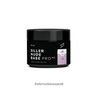 Изображение  Siller Nude Base Pro №6 camouflage color base (dusty lilac), 30 ml, Volume (ml, g): 30, Color No.: 6