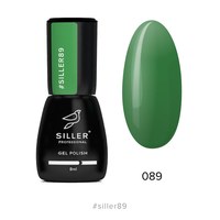 Изображение  Гель-лак для ногтей Siller Professional Classic №089 (темно-зеленый), 8 мл, Объем (мл, г): 8, Цвет №: 089