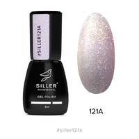 Изображение  Gel polish for nails Siller Professional Classic No. 121A (mother-of-pearl with microshine), 8 ml, Volume (ml, g): 8, Color No.: 121A