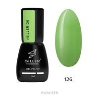 Зображення  Гель-лак для нігтів Siller Professional Classic №126 (салатовий), 8 мл, Об'єм (мл, г): 8, Цвет №: 126