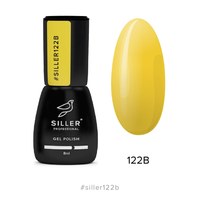 Изображение  Гель-лак для ногтей Siller Professional Classic №122В (желтый), 8 мл, Объем (мл, г): 8, Цвет №: 122В