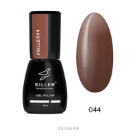 Зображення  Гель-лак для нігтів Siller Professional Classic №044 (бордово-коричневий), 8 мл, Об'єм (мл, г): 8, Цвет №: 044