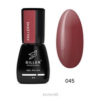 Зображення  Гель-лак для нігтів Siller Professional Classic №045 (мідно-коричневий), 8 мл