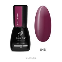 Зображення  Гель-лак для нігтів Siller Professional Classic №046 (ягідне варення), 8 мл, Об'єм (мл, г): 8, Цвет №: 046