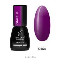 Зображення  Гель-лак для нігтів Siller Professional Classic №046А (сливовий), 8 мл, Об'єм (мл, г): 8, Цвет №: 046А