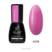 Зображення  Гель-лак для нігтів Siller Professional Classic №047В (дитячий рожевий), 8 мл