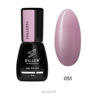 Изображение  Gel polish for nails Siller Professional Classic No. 051 (ash rose), 8 ml, Volume (ml, g): 8, Color No.: 51