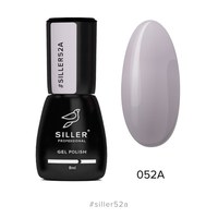 Зображення  Гель-лак для нігтів Siller Professional Classic №052А (сіро-бежевий), 8 мл, Об'єм (мл, г): 8, Цвет №: 052А