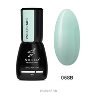 Изображение  Гель-лак для ногтей Siller Professional Classic №068В (аквамарин), 8 мл, Объем (мл, г): 8, Цвет №: 068В