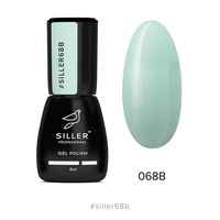 Изображение  Gel polish for nails Siller Professional Classic No. 068B (aquamarine), 8 ml, Volume (ml, g): 8, Color No.: 068B