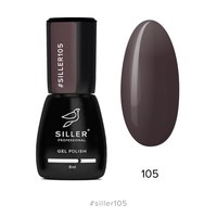Зображення  Гель-лак для нігтів Siller Professional Classic №105 (баклажан), 8 мл, Об'єм (мл, г): 8, Цвет №: 105