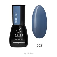 Изображение  Gel polish for nails Siller Professional Classic No. 093 (navy blue), 8 ml, Volume (ml, g): 8, Color No.: 93