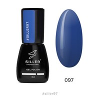 Изображение  Gel polish for nails Siller Professional Classic No. 097 (bright dark blue), 8 ml, Volume (ml, g): 8, Color No.: 97
